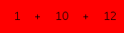 enter the sum of these 3 numbers