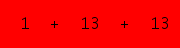 enter the sum of these 3 numbers
