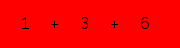 enter the sum of these 3 numbers