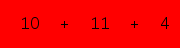 enter the sum of these 3 numbers