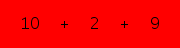 enter the sum of these 3 numbers