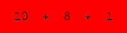 enter the sum of these 3 numbers