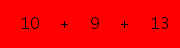 enter the sum of these 3 numbers