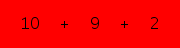 enter the sum of these 3 numbers