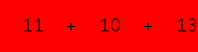 enter the sum of these 3 numbers