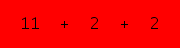 enter the sum of these 3 numbers