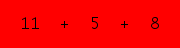 enter the sum of these 3 numbers