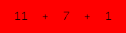 enter the sum of these 3 numbers