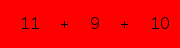enter the sum of these 3 numbers