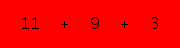 enter the sum of these 3 numbers