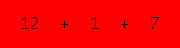 enter the sum of these 3 numbers