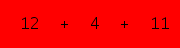 enter the sum of these 3 numbers