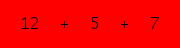 enter the sum of these 3 numbers