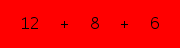 enter the sum of these 3 numbers