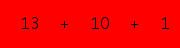 enter the sum of these 3 numbers