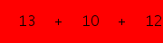 enter the sum of these 3 numbers