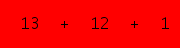 enter the sum of these 3 numbers