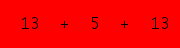 enter the sum of these 3 numbers