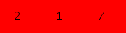 enter the sum of these 3 numbers