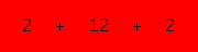 enter the sum of these 3 numbers