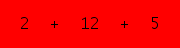 enter the sum of these 3 numbers