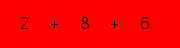 enter the sum of these 3 numbers
