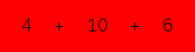 enter the sum of these 3 numbers