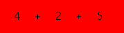 enter the sum of these 3 numbers
