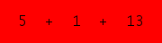 enter the sum of these 3 numbers