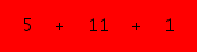 enter the sum of these 3 numbers