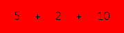enter the sum of these 3 numbers