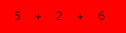 enter the sum of these 3 numbers
