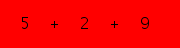 enter the sum of these 3 numbers
