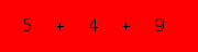 enter the sum of these 3 numbers