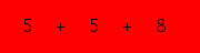 enter the sum of these 3 numbers