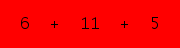 enter the sum of these 3 numbers