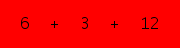 enter the sum of these 3 numbers