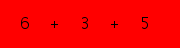 enter the sum of these 3 numbers