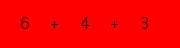 enter the sum of these 3 numbers