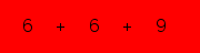enter the sum of these 3 numbers