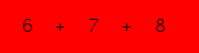 enter the sum of these 3 numbers