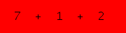 enter the sum of these 3 numbers