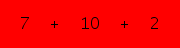 enter the sum of these 3 numbers