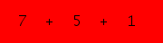 enter the sum of these 3 numbers