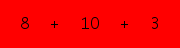 enter the sum of these 3 numbers