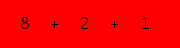 enter the sum of these 3 numbers