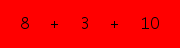 enter the sum of these 3 numbers