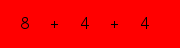 enter the sum of these 3 numbers