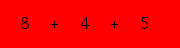 enter the sum of these 3 numbers