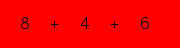 enter the sum of these 3 numbers